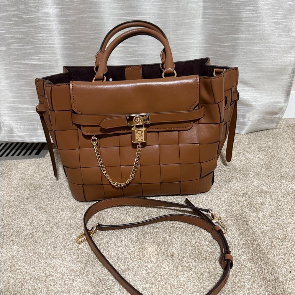 Michael Kors Tan Leather Satchel